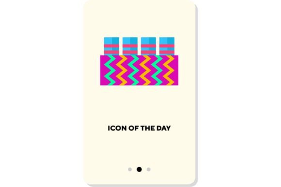Colorful Toys Flat Icon. Firework Isolat: Elevating Digital Design with Playful Precision
