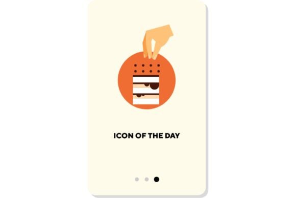 Dessert Decoration Thin Flat Icon Guide