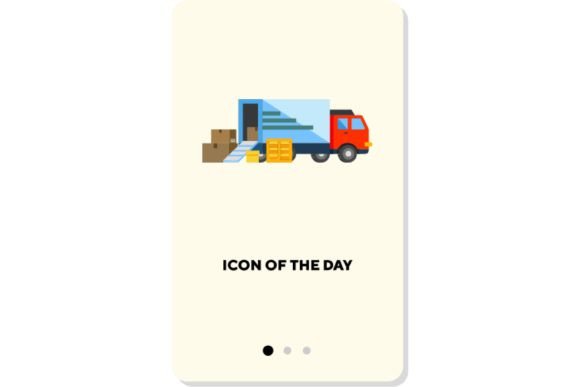 Mastering the Cargo Carriage Flat Icon for Freight and Traffic Design