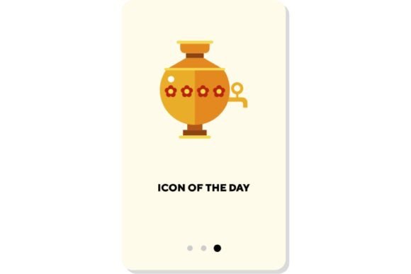 Understanding the Russian Souvenir Flat Icon: National Tea and Samovar Symbols in Modern Design