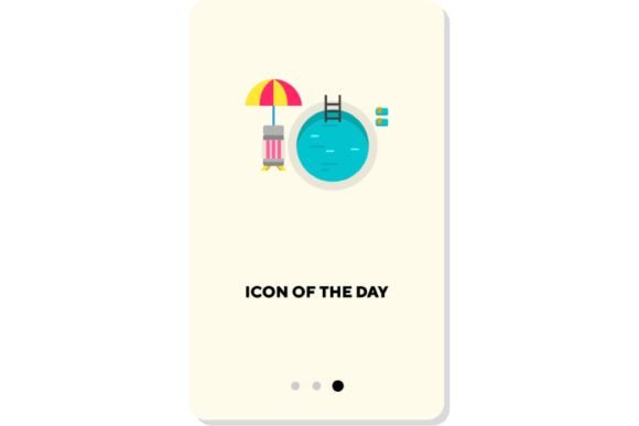 Understanding the Water Fun Flat Vector Icon: A Top-View Perspective for Digital Design