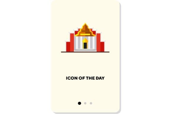 Visualizing Heritage: The Role of Traditional Landmarks Flat Icons in Digital Design